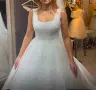 Луксозна булчинска рокля  Размер S/M, снимка 2