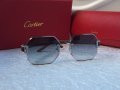 -35% Разпродажба Cartier 2022 прозрачни дамски слънчеви очила Осмоъгълник с камъни, снимка 5