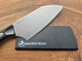 Фиксиран нож Microtech Santoku 3200-10BK,фултанг,G10, снимка 8