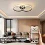 MELAYR 36W LED таванна лампа с 3 режима цветова температура (3000K/4500K/6500K) и memory, снимка 4