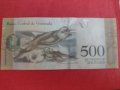 Интересна банкнота 500 боливара ВЕНЕЦУЕЛА перфектна непрегъвана за колекция 28386, снимка 5