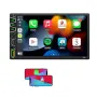 Автомултимедия 1 DIN с екран 17,78 см, безжични CarPlay и Android Auto, снимка 2