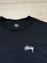 Оригинална мъжка тениска Stüssy Basic Stock Logo (Голямо лого) - Размер S⁠, снимка 2