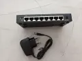 Суич 8-порта, Switch 8 port, осемпортов суич, 1GB, 1000MB + адаптор, снимка 2