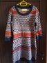цветна туника плетиво , снимка 1 - Блузи с дълъг ръкав и пуловери - 30296411