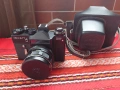 Ретро фотоапарат Зенит (Zenit) ET + легендарен обектив Helios-44M-4 , снимка 2
