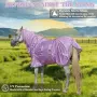 Leberna Combo Mesh Fly Rug с коремен бинт и покривало за врата за защита от насекоми, снимка 7