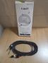 Чисто нов аудио кабел J&D с черна оплетка. , снимка 2
