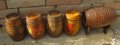Старо дървено буре бъчва бъчонка бъкел бъклица дърворезба - 5, снимка 1 - Антикварни и старинни предмети - 28883935