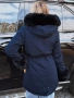 Дамска зимна парка с косъм CHARMFUR, 4цвята , снимка 5