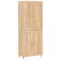 vidaXL Висок шкаф, дъб сонома, 69,5x34x180 см, инженерно дърво（SKU: 3199668）, снимка 1
