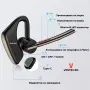 Безжична Bluetooth 5.2 Handsfree блутут слушалка за телефон 24 часа, снимка 3