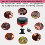 KINGCOO Соларна аларма със 360° сензор за движение и LED мигаща стробоскопична предупредителна лампа, снимка 6