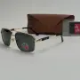 Слънчеви очила Ray-Ban Навигатор нови, поляризирани, черни и златни, снимка 1