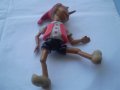 Колекционерска Стара бакелитена детска играчка Пинокио      Буратинодоста запазена за годините си, снимка 9