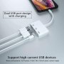 Lightning адаптер към 2xUSB A порта и 1x Lightning порт за зареждане, снимка 5