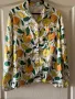 Ново елегантно лятно сако свеж принт лимони лимон сатен сатенено , снимка 1