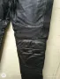 Мъжки мото панталон кожа  Срязани са крачолите за ботуши, снимка 3