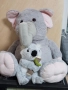 Голям плюшен слон 55см(без краката), снимка 3