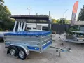 Туристическо ремарке VESTA LIGHT 25DA с допълнителни канати и плосък брезент, снимка 1