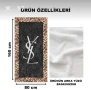 Плажна кърпа с дигитален печат YSL, снимка 4