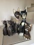 Дървена котка статуетка котки, снимка 1 - Статуетки - 42756753