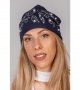 Дамска памучна тъмносиня шапка марка fil loo, снимка 1 - Шапки - 30092388