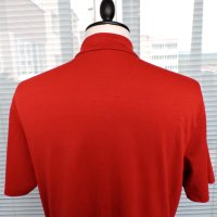 Schoffel Naxo Men`s Red Vintage Short Sleeve Collared Outdoor Polo Shirt Size L, снимка 10 - Тениски - 44356487