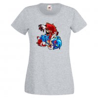 Дамска тениска Mario Zombie VS Sonic Zombie Игра,Изненада,Подарък,Празник,Повод, снимка 7 - Тениски - 37238635