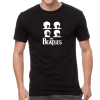 Нова мъжка тениска на музикалната група The Beatles в черен цвят, снимка 2 - Тениски - 44649167
