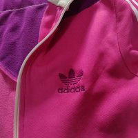 Розово горнище adidas, снимка 4 - Суичъри - 42879308