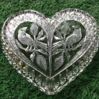 Кристално сърце за бонбони или ядки , снимка 2 - Форми - 42216520