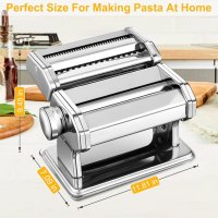 Машина за паста 3в1 неръждаема стомана 7 настройки Sailnovo Pasta Mashine, снимка 2 - Прибори за хранене, готвене и сервиране - 42232812