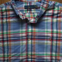Polo Ralph Lauren multi Check Oxford Shirt - страхотна мъжка риза 2ХЛ, снимка 2 - Ризи - 44391872