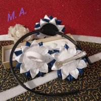 Модерен аксесоар за коса с панделка на картинка Tiktok , снимка 3 - Шноли, диадеми, ленти - 30925364