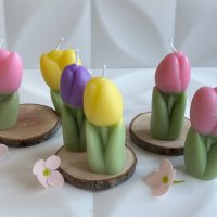 Декоративна свещ “Лаленце”,за 8-ми март, снимка 6 - Подаръци за жени - 44172545
