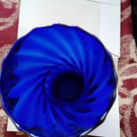 Синя ваза , снимка 4 - Вази - 31577338