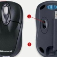 Безжична Мишка Microsoft Wireless Notebook Optical Mouse 3000, снимка 2 - Клавиатури и мишки - 42867654