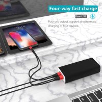 TOOSPON  Power Bank, 30 000 mAh, 4 x  USB , 4A, 20W, снимка 3 - Външни батерии - 34182523