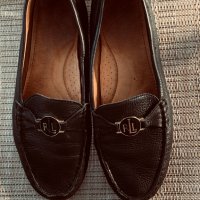 Маркови кожени мокасини-лоуфъри LAUREN RALPH LAUREN, снимка 3 - Дамски ежедневни обувки - 36981002