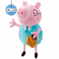 Пепа Пиг голяма плюшена играчка прасенце от поредицата PEPPA PIG , снимка 1 - Плюшени играчки - 31059677