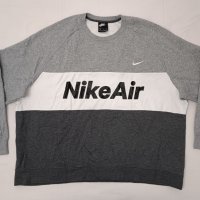 Nike AIR Fleece Sweatshirt оригинално горнище 2XL Найк памук спорт, снимка 1 - Спортни дрехи, екипи - 42700761
