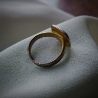 Стар сребърен пръстен "Корона на кралица", злато,позлата, снимка 7 - Пръстени - 39240415