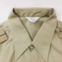 Стара българска военна офицерска лятна куртка с пагони(17.5), снимка 3 - Антикварни и старинни предмети - 44802409