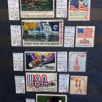 САЩ с пощенско клеймо, снимка 1 - Филателия - 37612504