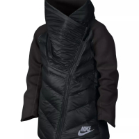Nike Tech Fleece Aeroloft Cape Jacket Size XS Girls 6-8 Yrs 122-128sm. - юношеско пухено яке , снимка 2 - Детски якета и елеци - 44533890