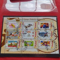Пощенски марки чиста комплектна серия История на Олимпиадите Пощта Малави - 22461, снимка 8 - Филателия - 36663415