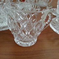 Кристални чаши за кафе чай Бохемия чехословакия, снимка 8 - Антикварни и старинни предмети - 29996681