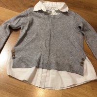 Пуловер с риза, снимка 2 - Детски ризи - 31121985