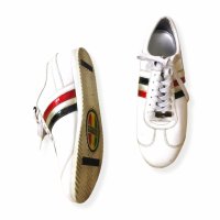 Мъжки обувки D&G Dolce & Gabanna White 3-Stripe размер 45 бели, снимка 3 - Маратонки - 29583260